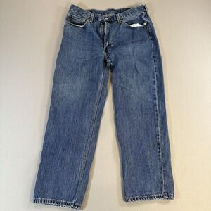 Levi's 550 Jeans Mens 36x30 Medium Wash Blue Regular Fit Straight Leg Denim